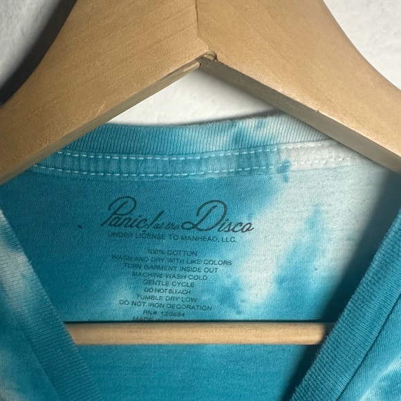 Panic! at the disco blue tie dye T-shirt - Picture 2 of 2